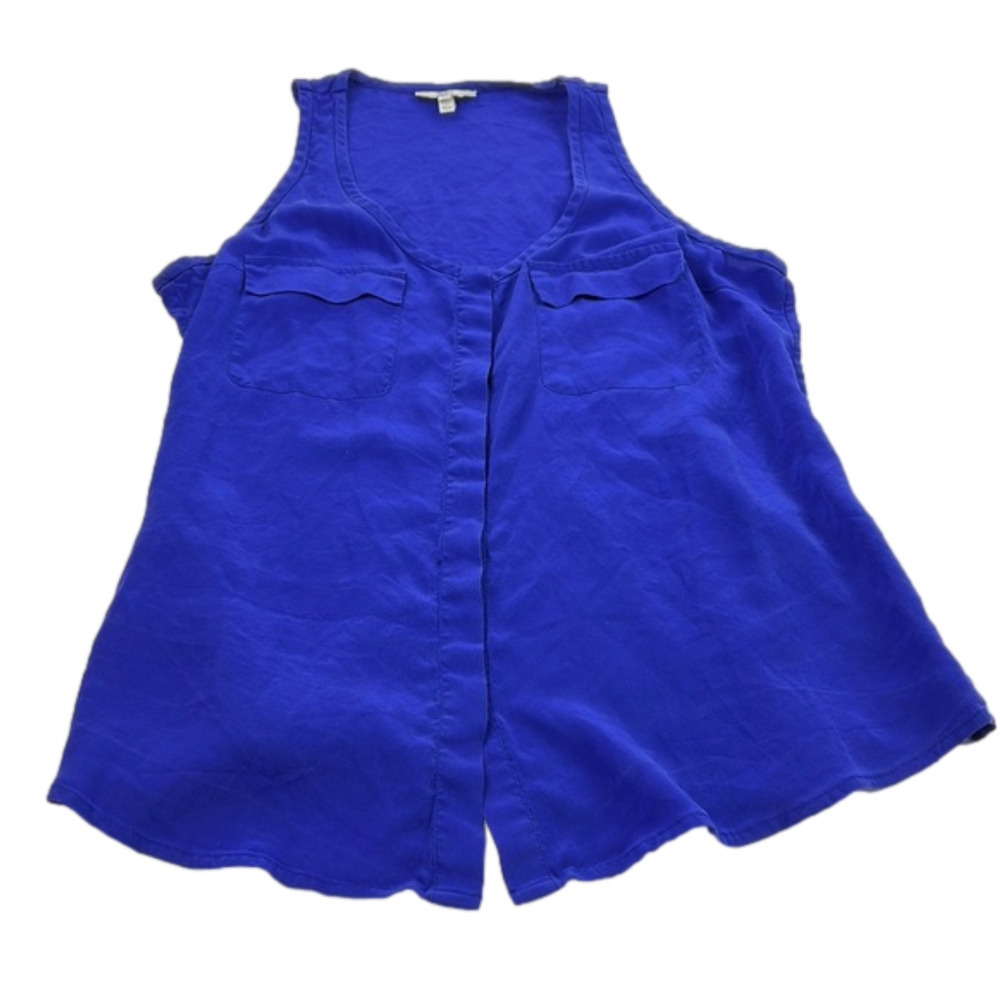 Joie 100% Silk sleeveless button down tank top